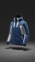 Chaqueta statement Metro Blue y Blanca