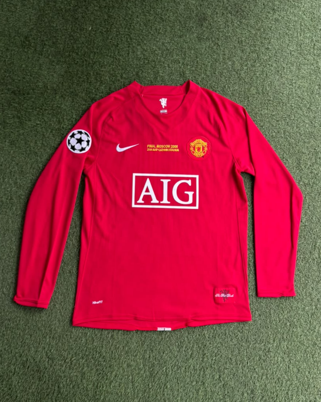 Jersey Manchester United 2008 Rojo - frente