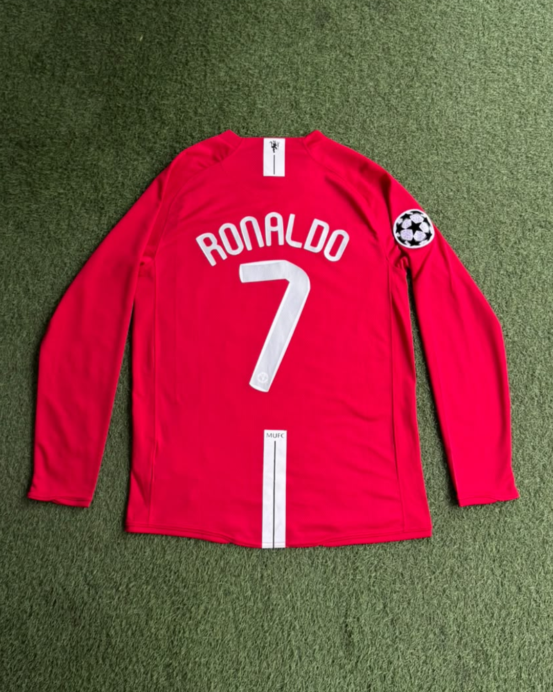 Jersey Manchester United 2008 Rojo - espalda
