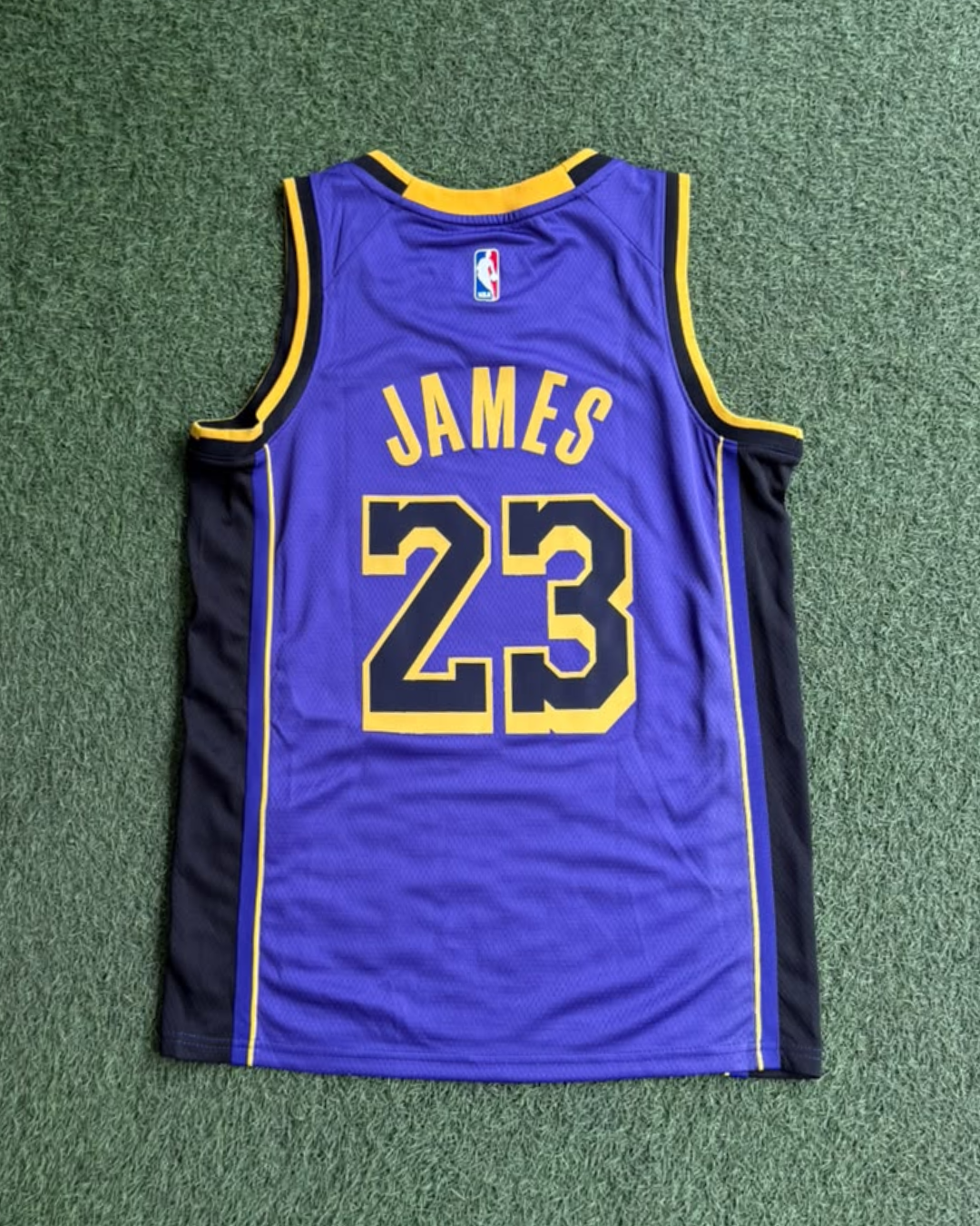 Jersey NBA Lakers Morado 23 - espalda