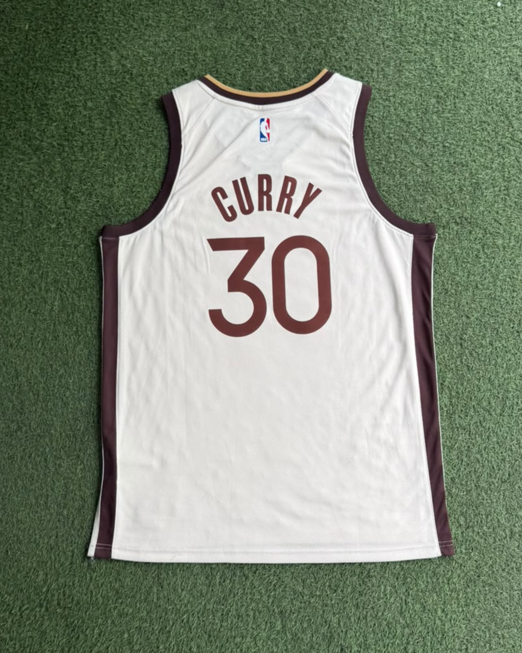 Jersey NBA Town Beige - espalda