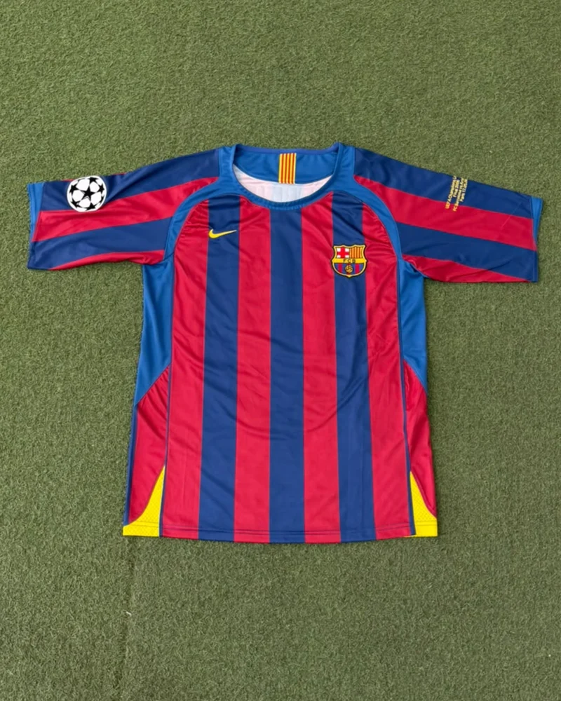Barcelona Ronaldinho #10 Retro 2005-2006 Local  MC