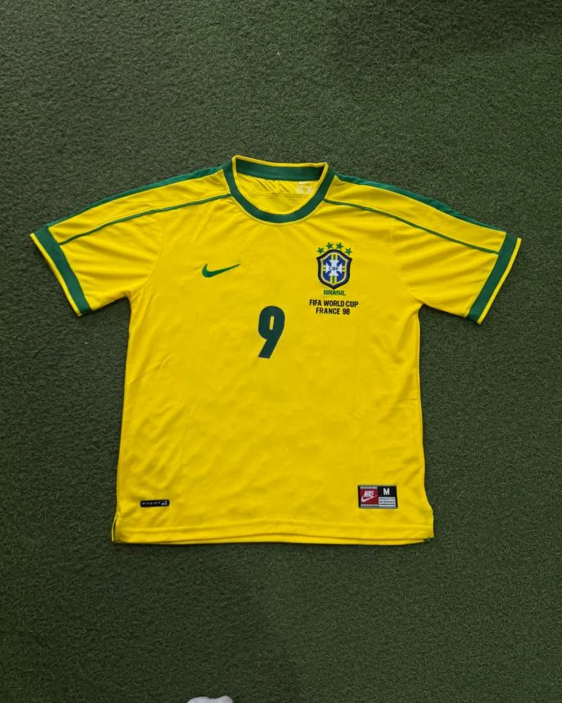 Brasil Ronaldo #9 Retro 1998