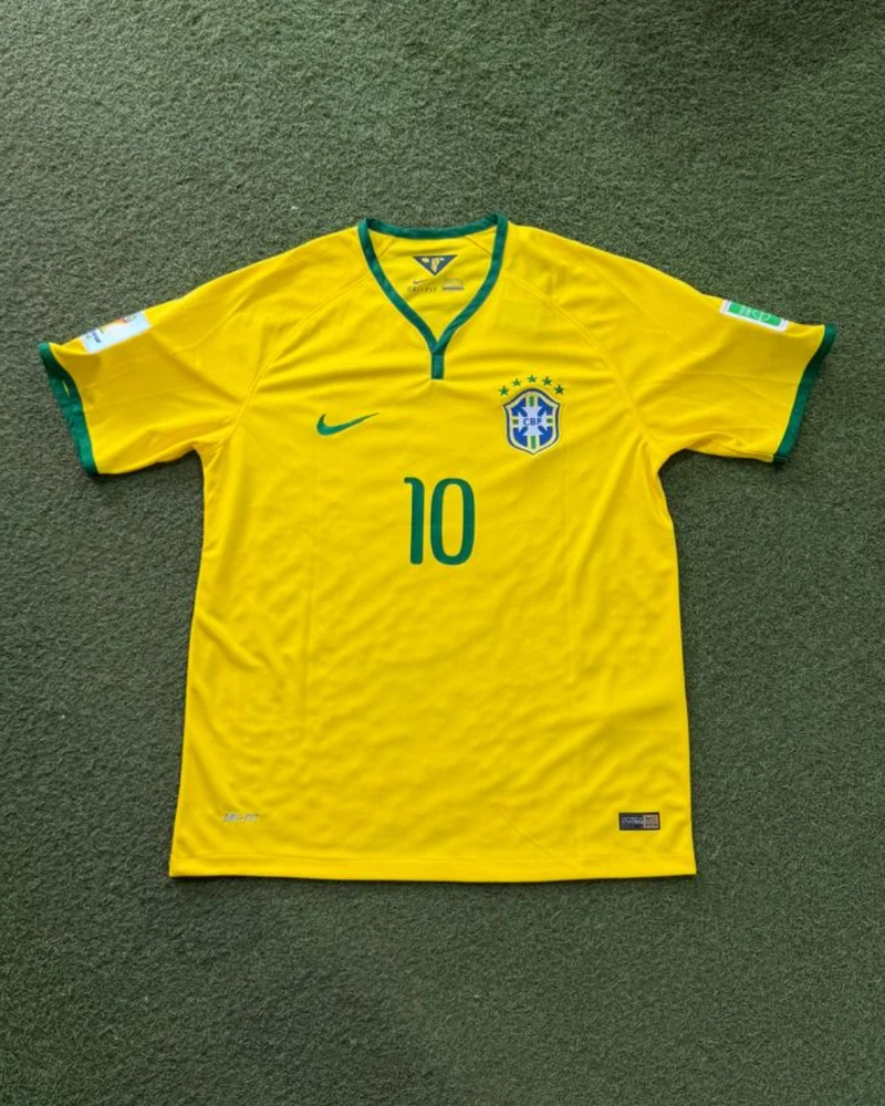 Brasil Neymar JR #10 Retro 2014 MC